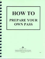 Image of the cover of an ILRCSF publication called HOW TO PREPARE TO YOUR OWN PASS