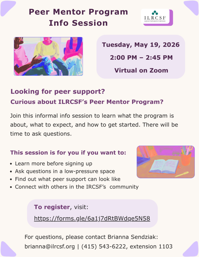 Peer Mentor Program Info Session
Virtual on Zoom
Tuesday, May 19, 2026
2:00 PM to 2:45 PM
To register, visit:
https://forms.gle/6a1j7dRtBWdqe5N58